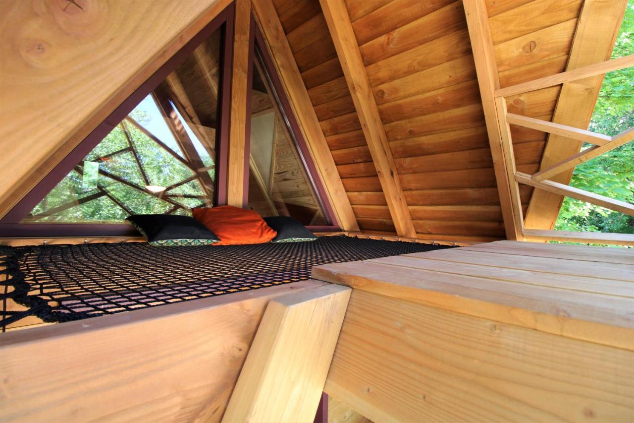 Habitat Createur - Hebergements Insolites Au Camping Municipal "Les Ecureuils" Recoubeau-Jansac Eksteriør billede