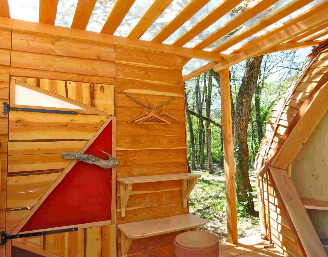 Habitat Createur - Hebergements Insolites Au Camping Municipal "Les Ecureuils" Recoubeau-Jansac Eksteriør billede