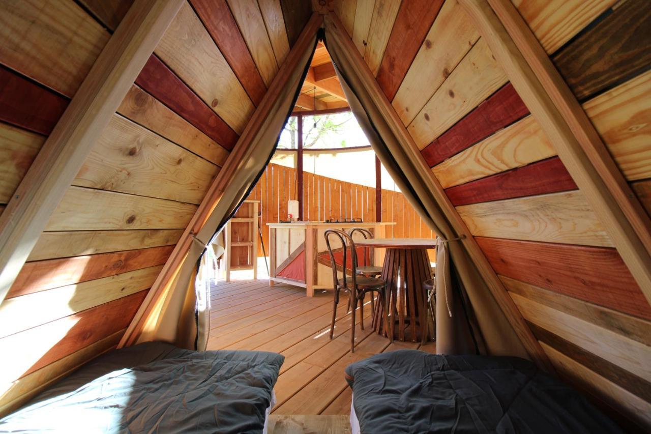 Habitat Createur - Hebergements Insolites Au Camping Municipal "Les Ecureuils" Recoubeau-Jansac Eksteriør billede
