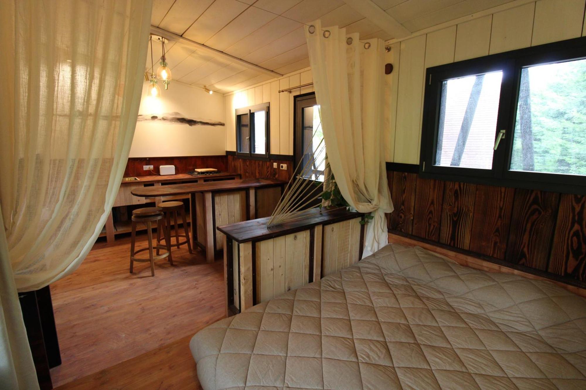 Habitat Createur - Hebergements Insolites Au Camping Municipal "Les Ecureuils" Recoubeau-Jansac Eksteriør billede
